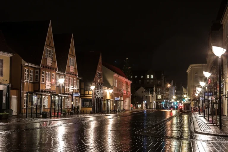 Aalborg, een historische stad in Denemarken.